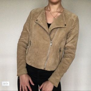 DIVIDED Tan Faux Suede Jacket